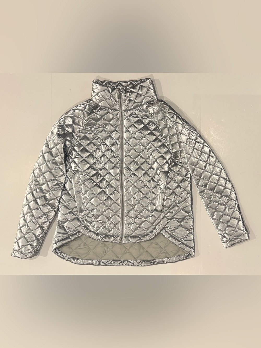 Athleta Women’s Whisper Featherless Metallic Jacket size M